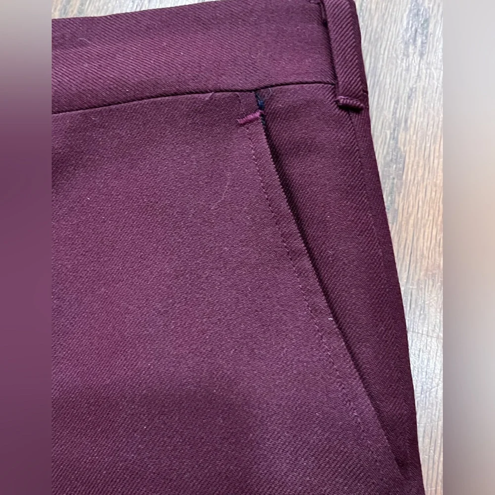 Grandpa Lounge singer Maroon burgundy vintage polyester slacks - Picture 7 of 9
